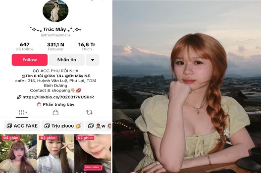 Clip nóng Trúc Mây tiktoker 300K follower bất ngờ bị phát tán