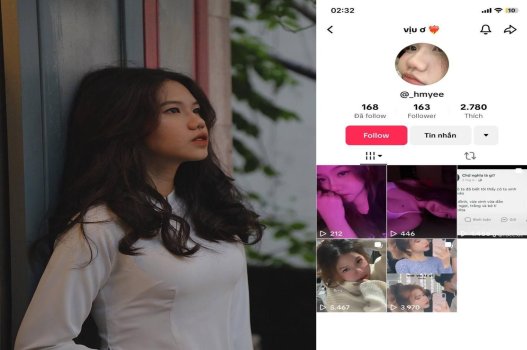 Clip nóng tự ghi tiktoker hmyee